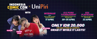 Indonesia Comic Con dan UniPin mempersembahkan 3 event yang sangat seru!!